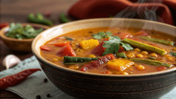 Sambar made from Annapurna Sambar Masala