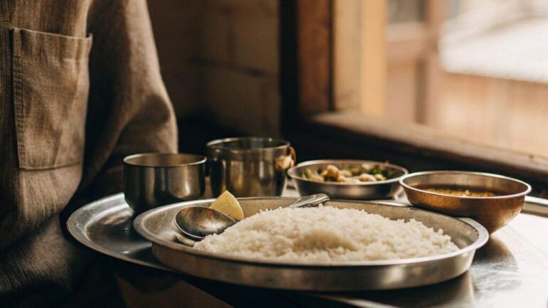 Sona Masoori Afternoon Meal